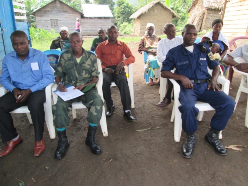 Les invités à la commémoration de la journée international de l’enfant.
