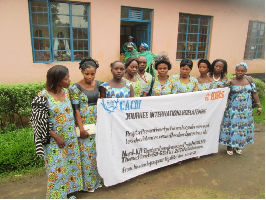 L’équipe CACDI dirige la commémoration de la journée internationale de la femme